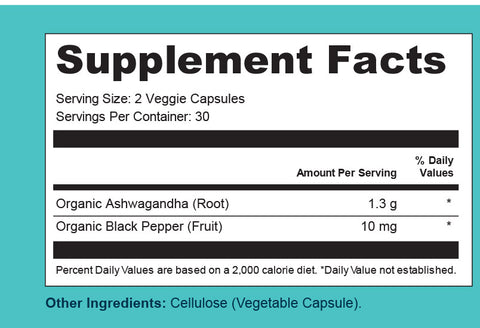 IM Zen Force | Calm, Relaxation & Focus Support | Organic Ashwagandha & Black Pepper Extract | 60 Veggie Capsules | Natural Daily Wellness Supplement