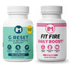 IM G-Fire Pack - IM G-Reset & IM Fit Fire | Gut & Metabolic Support | Probiotics Akkermansia & Bifidobacterium Breve - Green Tea Leaf Extract, Apple Cider Vinegar, Berberine HCL