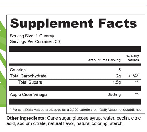 IM Apple Cider Vinegar Gummies | Daily Digestive & Metabolic Wellness Support | ACV Gummies