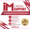 IM Cardio Support | Blood Pressure & Circulation Support | 8-Herb Formula with Hawthorn, Garlic & Hibiscus | 60 Capsules