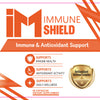 IM Immune Shield | Daily Immune & Antioxidant Support | Vitamin C, Vitamin E, Selenium & Botanical Blend | 60 Veggie Capsules
