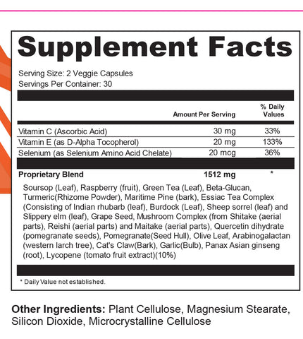 IM Immune Shield | Daily Immune & Antioxidant Support | Vitamin C, Vitamin E, Selenium & Botanical Blend | 60 Veggie Capsules