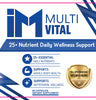 IM Multi Vital | 25+ Nutrient Daily Multivitamin & Mineral Formula | Whole-Body & Nutritional Wellness Support | 60 Capsules