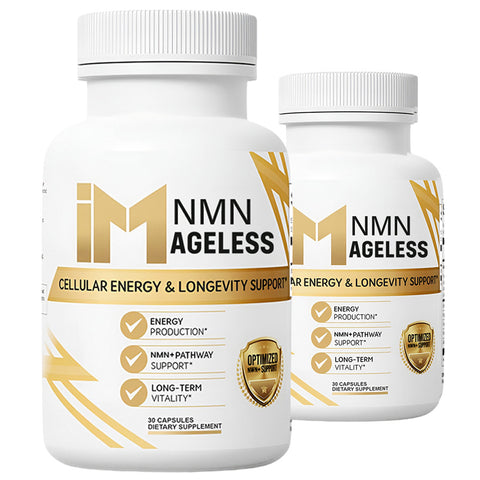 IM NMN Ageless - 2 Bottles | Cellular Energy & Longevity Support | Daily Vitality Capsules