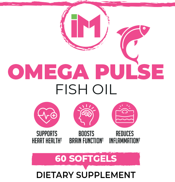 IM Golden Vitality Pack - IM Omega Pulse & IM CurcuRenew - Omega-3 Fatty Acids Fish Oil EPA & DHA - Turmeric Curcumin Supplement with BioPerine - Joint Support & Heart Health