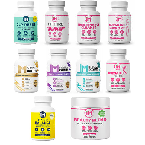 IM 4 Keys System | 10-Product Women's Wellness System | Metabolism, Digestion, Hormone & Vitality Support
