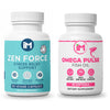 IM Zen Pack - IM Zen Force & IM OmegaPulse - Calm, Relaxation & Focus Support | Organic Ashwagandha & Black Pepper Extract | Omega-3 Fatty Acids - Fish Oil - EPA & DHA